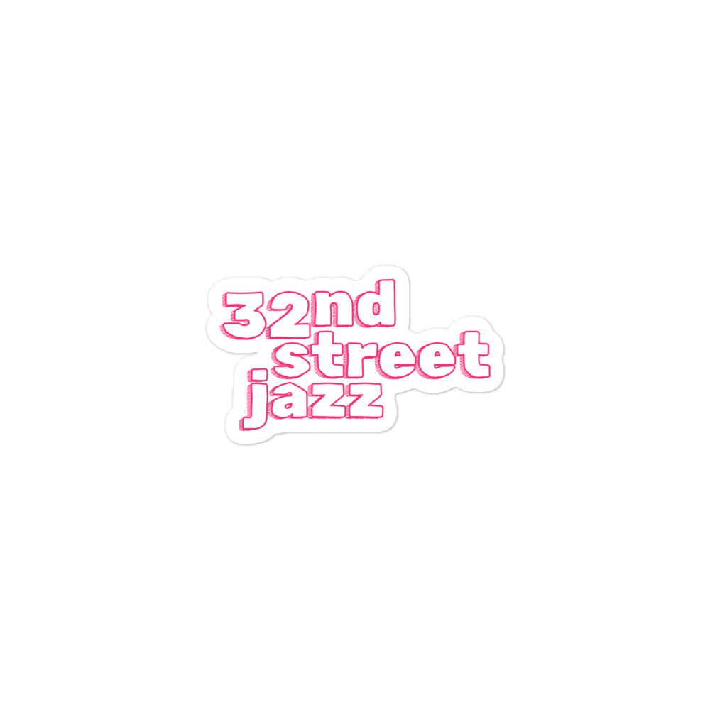 Scribble shadow logo sticker