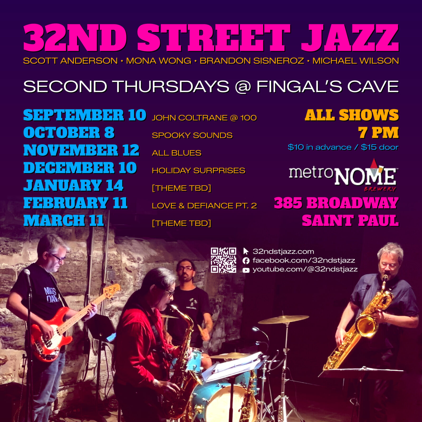 Second Thursdays @ Fingal's Cave - September through March